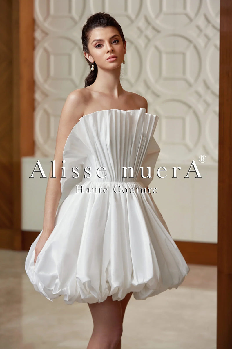 strapless open back dress TROPHY WIFE OMBRE SEQUIN MINI DRESS IN SILVER  AKIRA