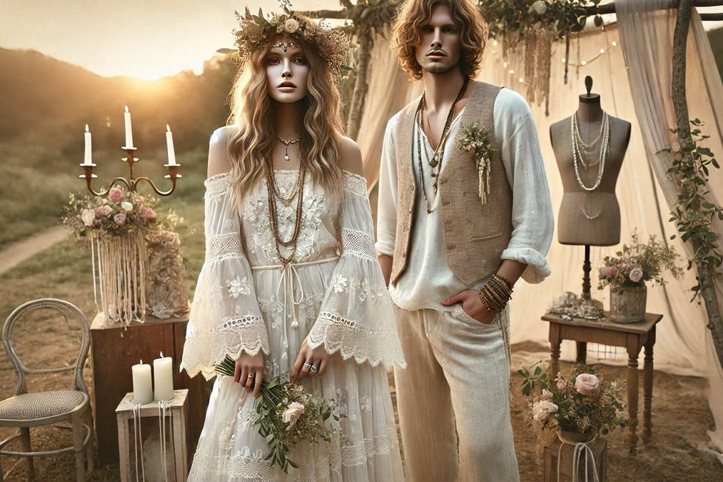 Hippie Wedding Dresses – Boho Chic & Vintage Styles for Your Big Day - Alisse Bridal