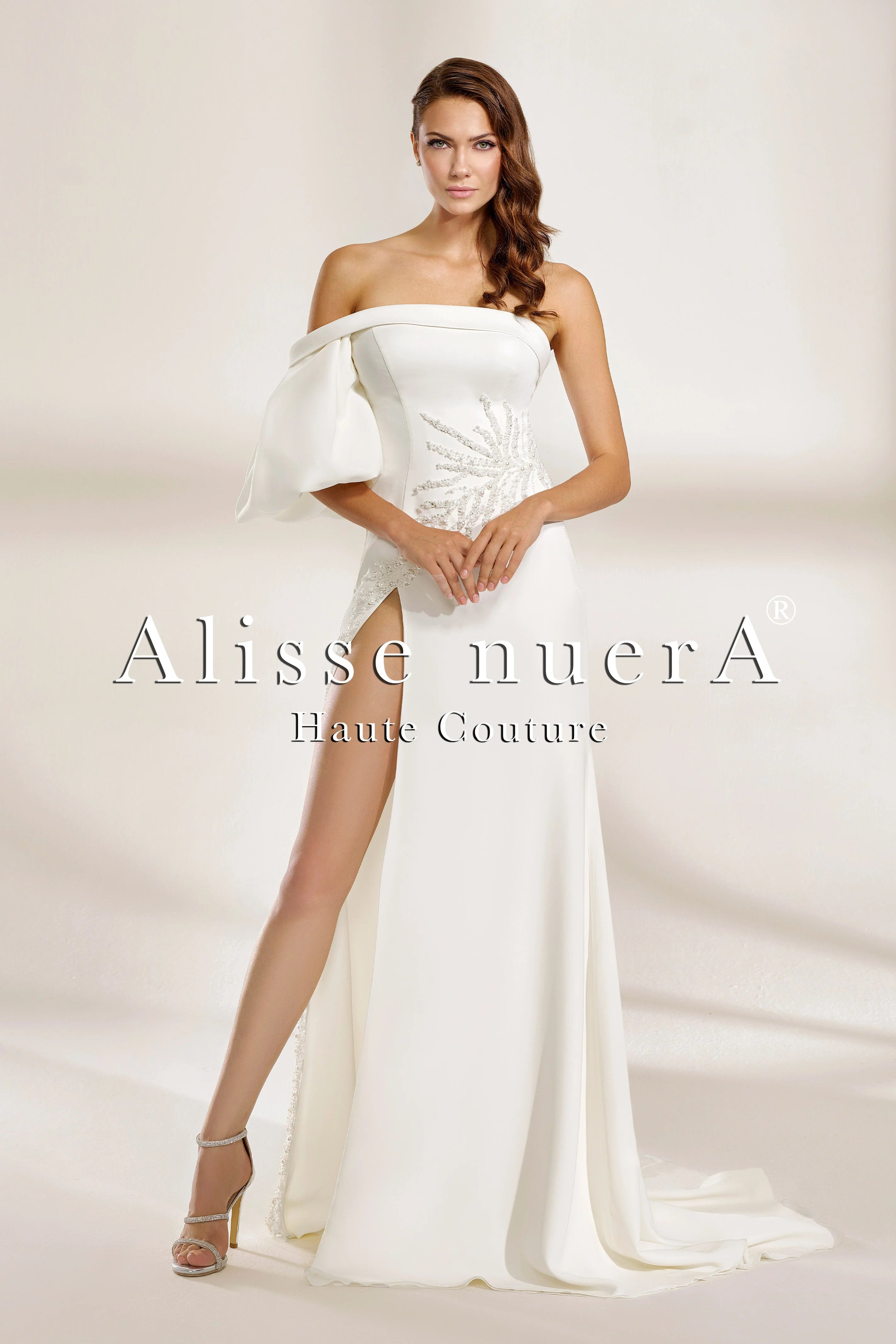 one shoulder draped sleeve dress Grey Satin One Shoulder Draped Asymmetrical Sleeve Maxi Dress Alizua