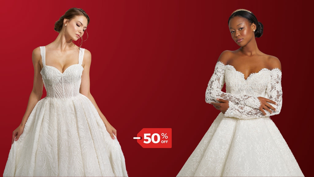 Alisse Bridal - Wedding Dress %50 Off Banner