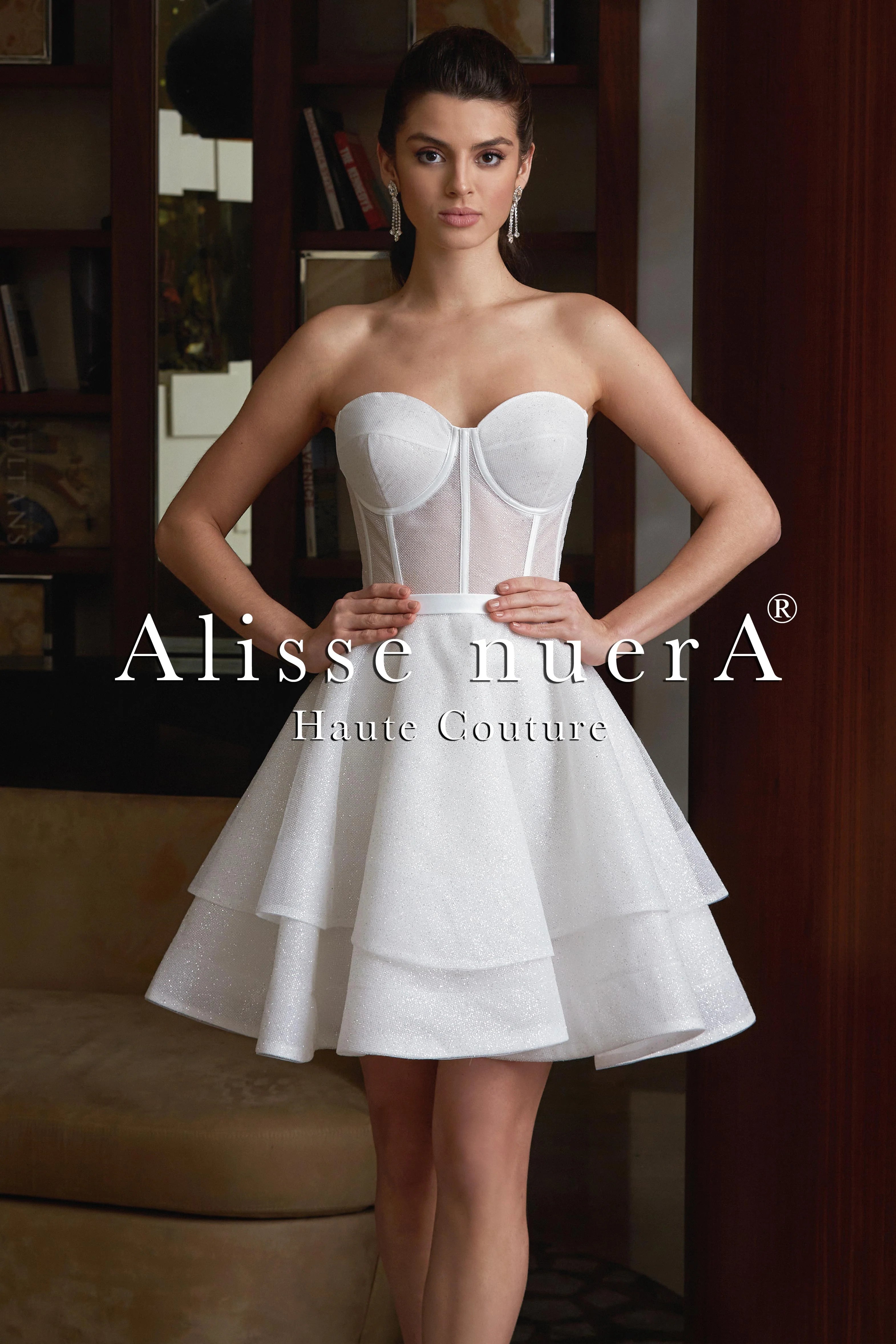 Short Wedding Dresses, Mini Wedding Dresses - Alisse Bridal Short Wedding Dresses, Mini Wedding Dresses - Alisse Bridal