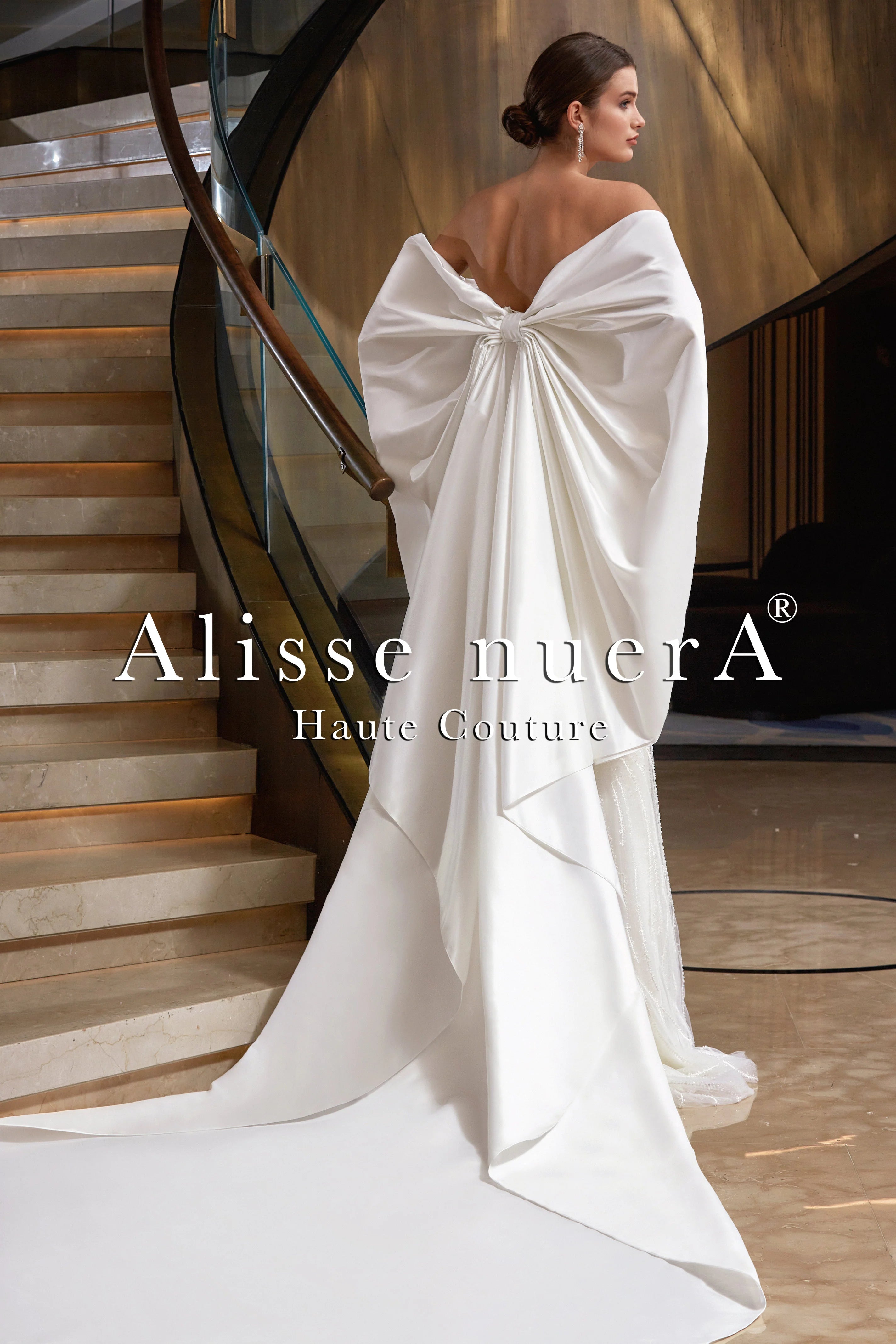 Sweetheart Beaded Sheath Wedding Dress with Satin Train Sweetheart Beaded Sheath Wedding Dress with Satin Train