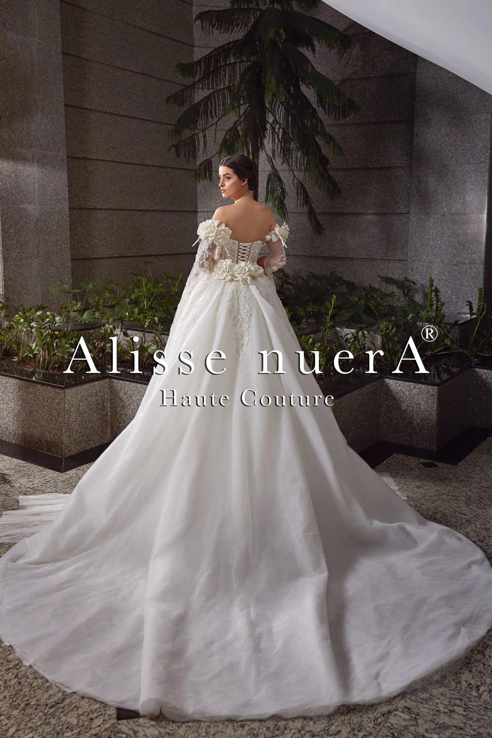 sheath bridal dress Sweetheart Strapless Sheath Bridal Dress with Detachable Overskirt Train and Sleeves
