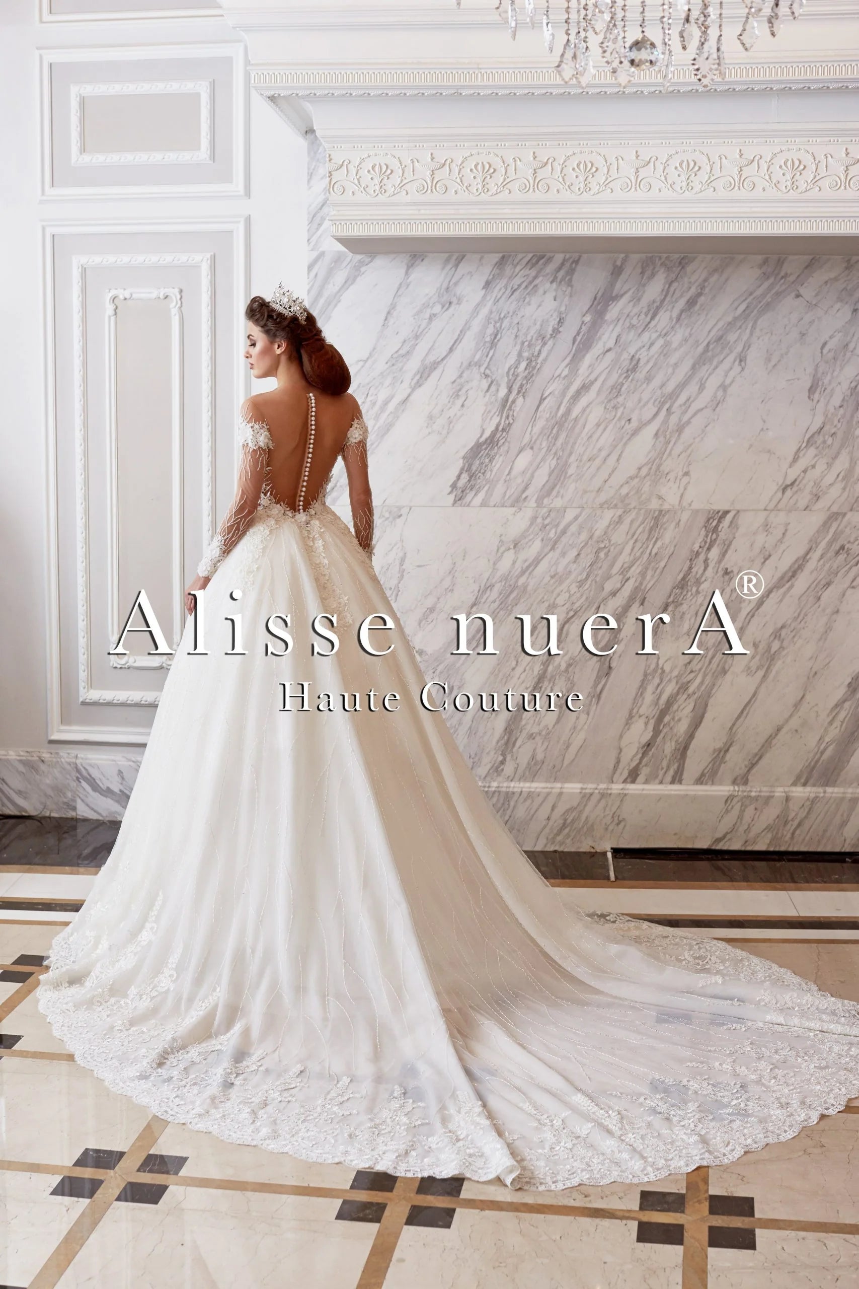 illusion off the shoulder princess wedding dress with sleeves Ivory Off-shoulder Illusion Long Sleeve Wedding Dress