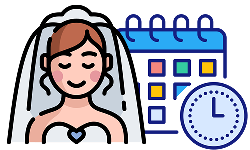 Wedding dress appointment logo