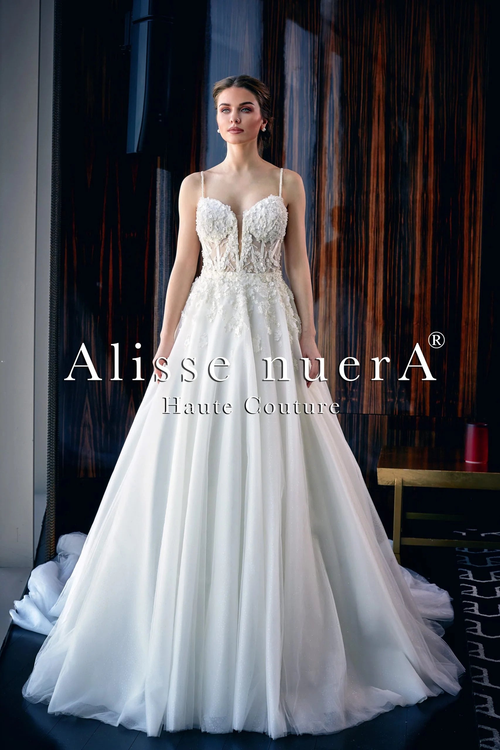 Spaghetti Straps Wedding Dresses - Alisse Bridal Spaghetti Straps Wedding Dresses - Alisse Bridal
