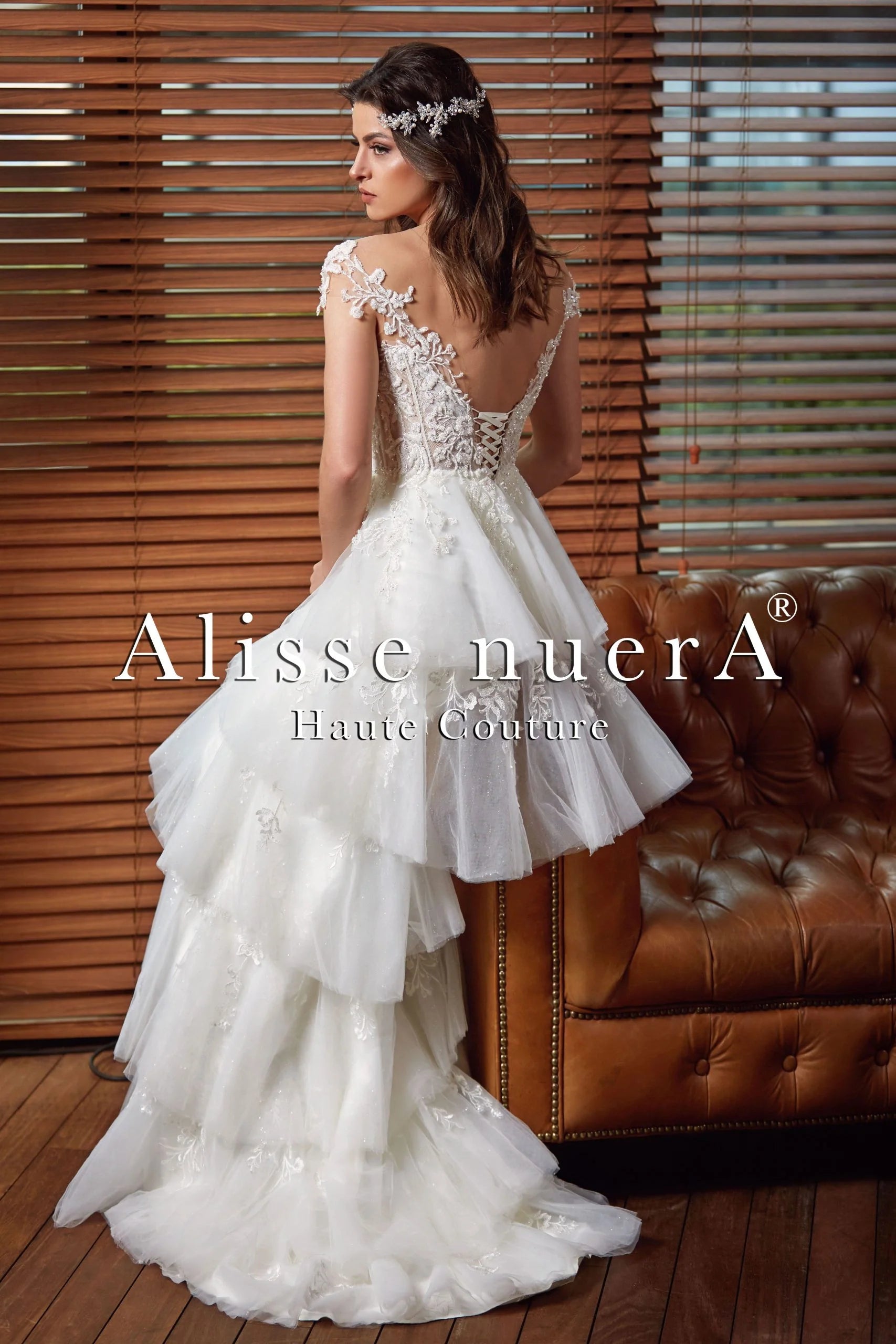 Glamorous Vintage Pencil Skirt Tiered Wedding Dress with Flower Embroidery 22 / Off White / Tulle / Lace Glamorous Vintage Pencil Skirt Tiered Wedding Dress with Flower Embroidery 22 / Off White / Tulle / Lace