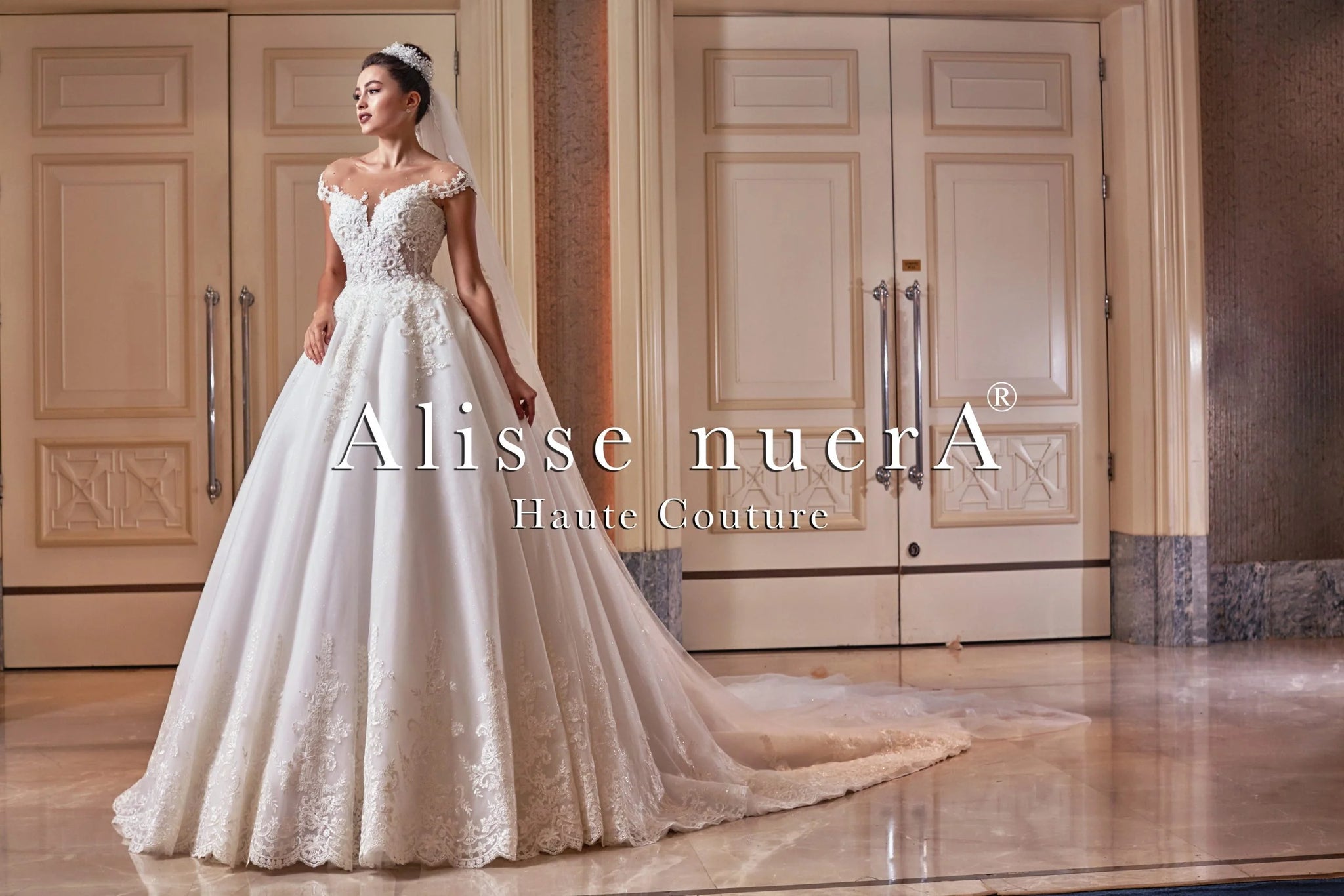 off the shoulder scalloped dress Off Shoulder Illusion Scalloped Lace Hemline Wedding Dress Off White / Lace