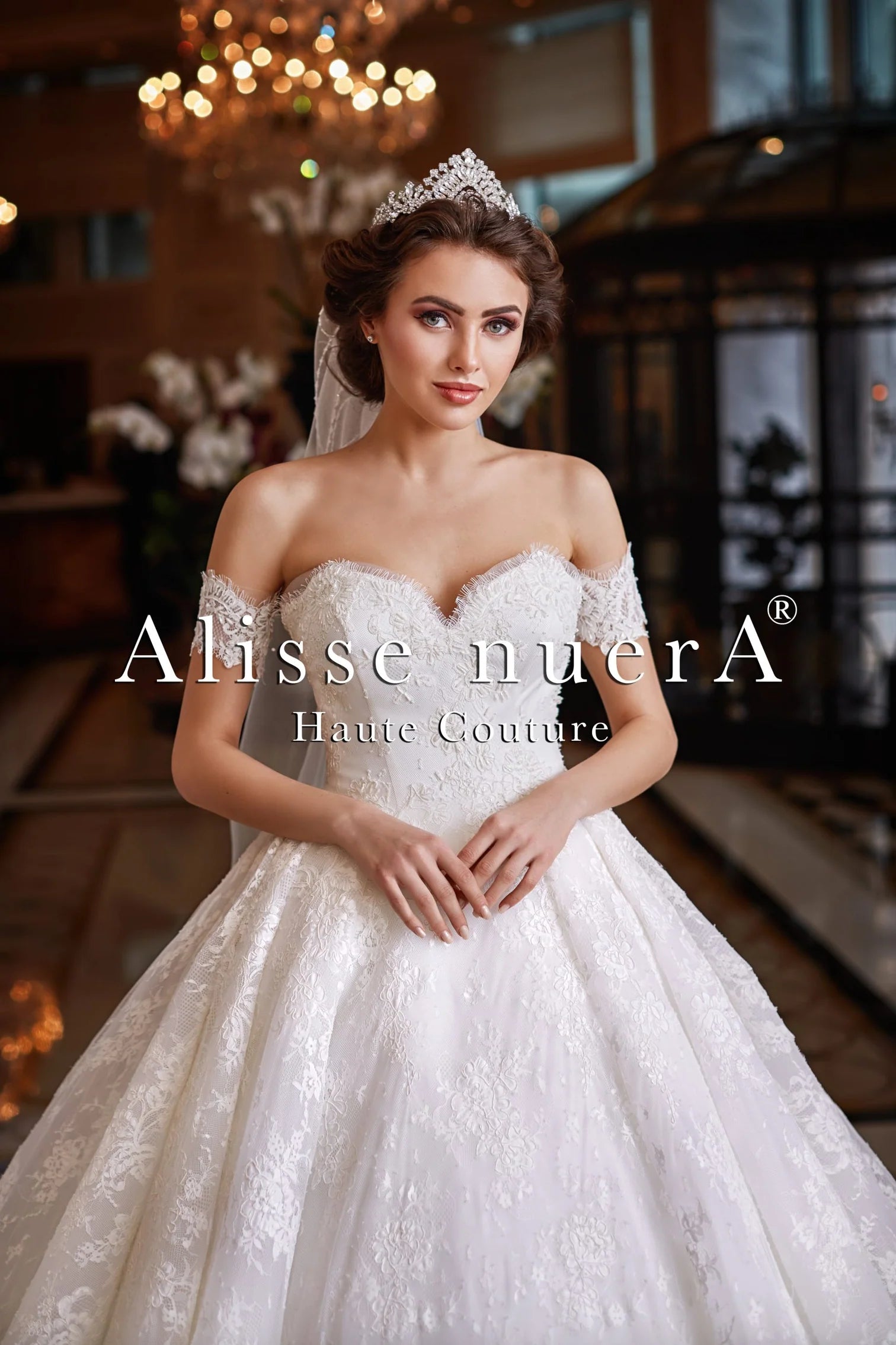 Elegant French Lace Wedding Dresses - Alisse Bridal Elegant French Lace Wedding Dresses - Alisse Bridal