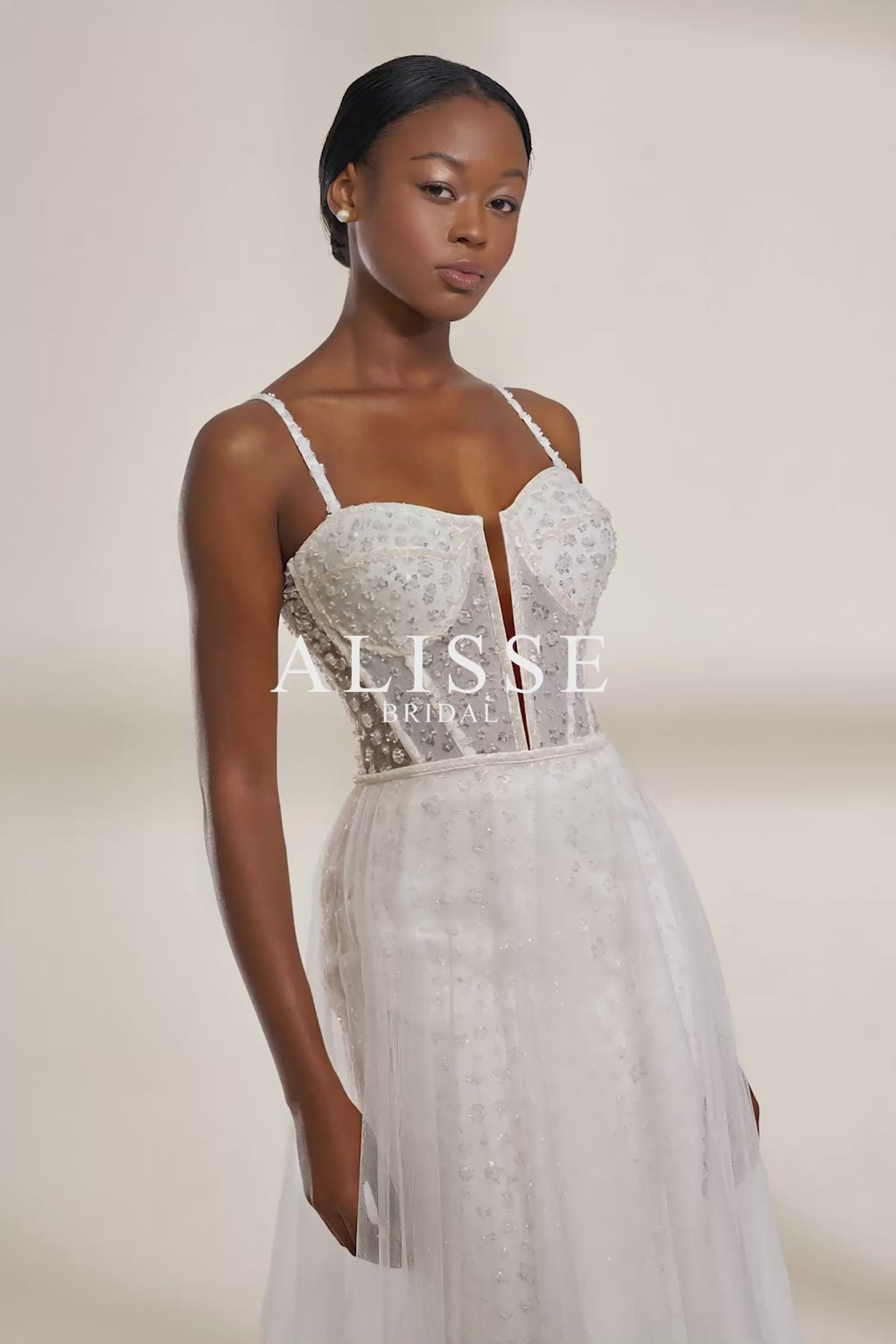 新品　willfully dot tulle sheer mermaid OP Convertible Polka Dot Lace Mermaid and A-Line Wedding Dress
