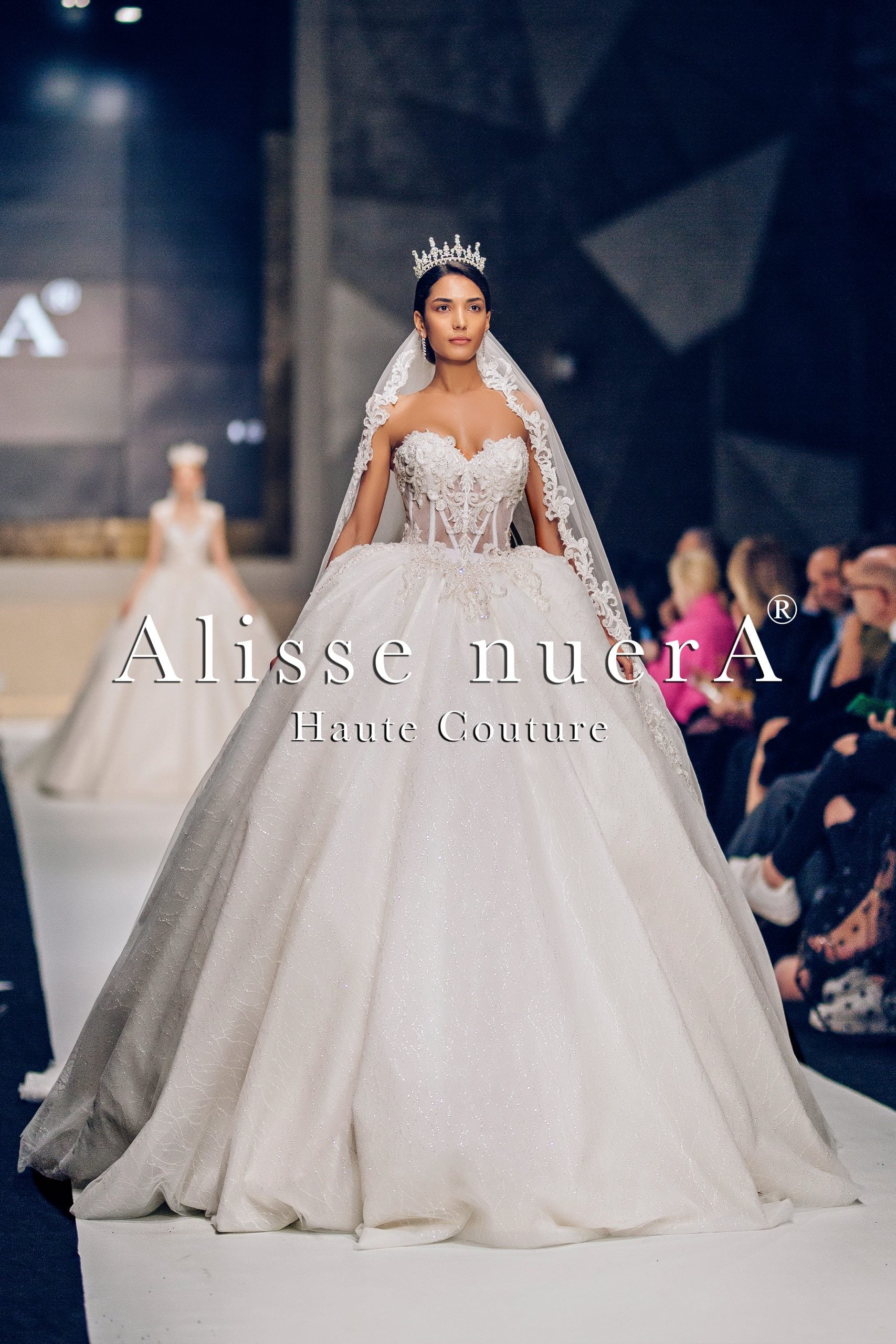 Strapless Transparent Underwire Princess Wedding Dress Alisse Bridal